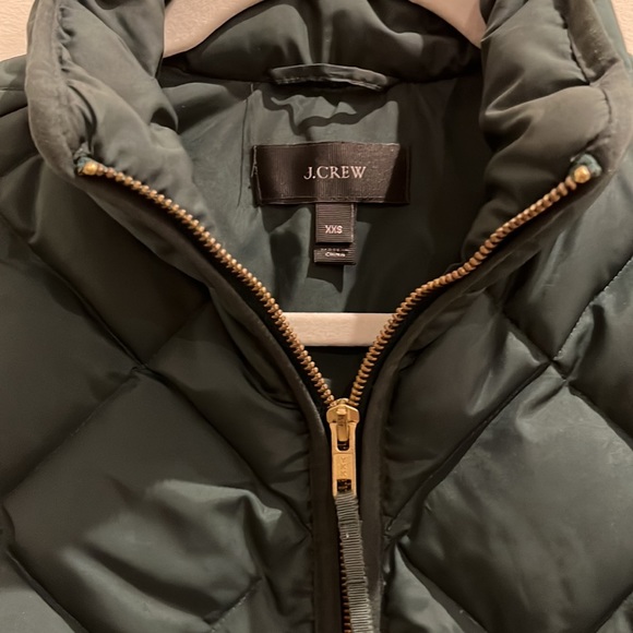 J crew forest green vest - Picture 2 of 3